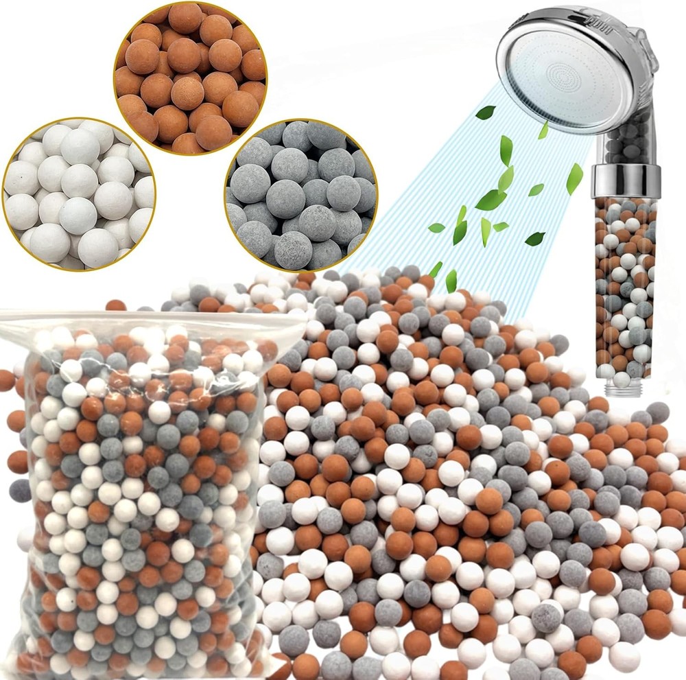 Shower Head Beads Refills,  Replacement for Hard Water - ic