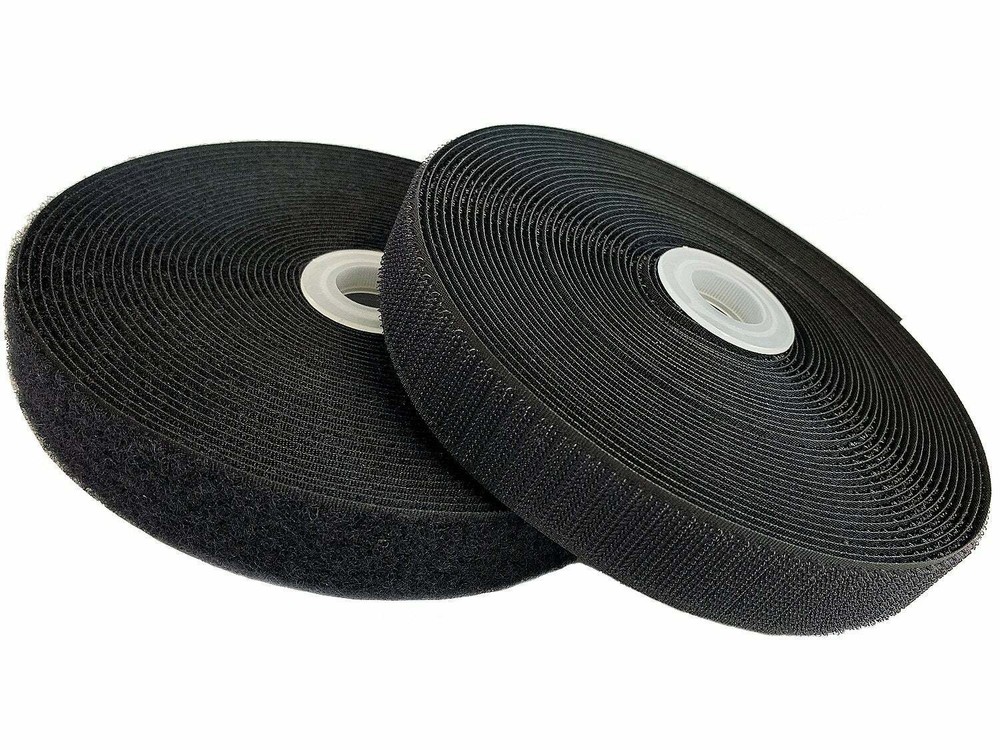 YKK Sew on Hook & Loop - 5 or 10 Yards - Black, White