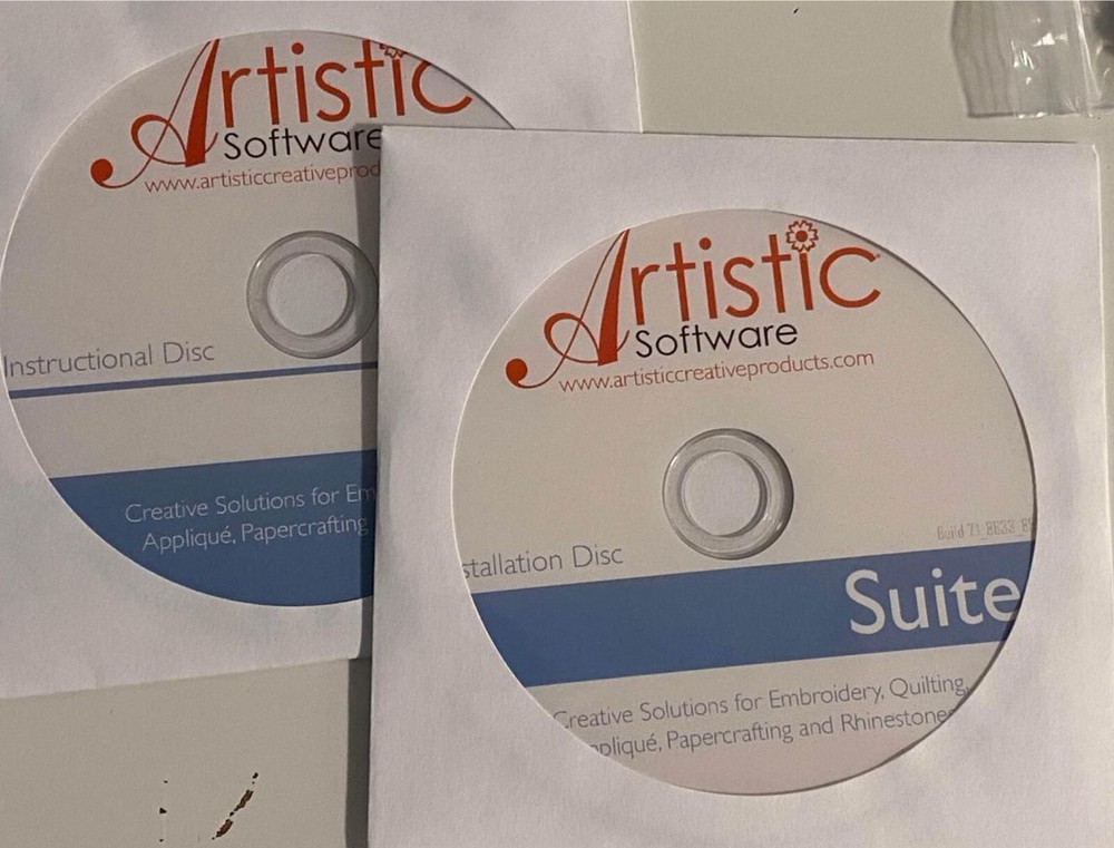 Artistic Suite Software For Cutting Rhinestone Patterns, Embroidery + More
