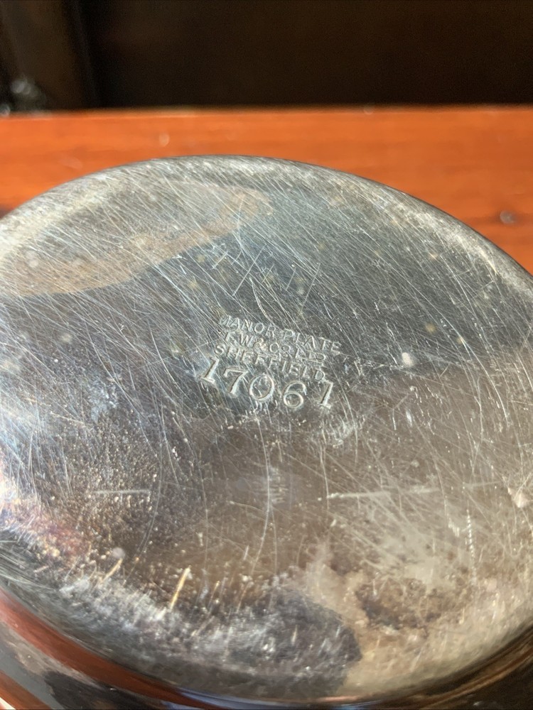 ANTIQUE SILVER PLATED JUG MANOR PLATE SHEFFIELD