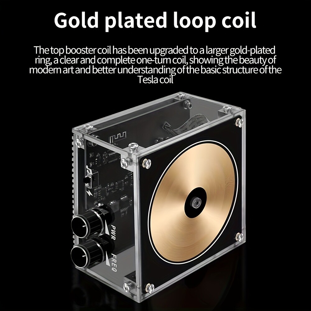 High-Resolution Stereo Tesla Coil Speaker - Lighting Effects