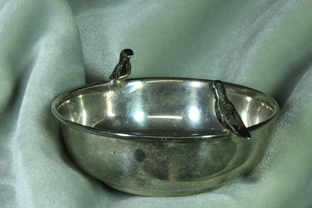 Silver bowl. Mexico. Silver bowl. Mexico