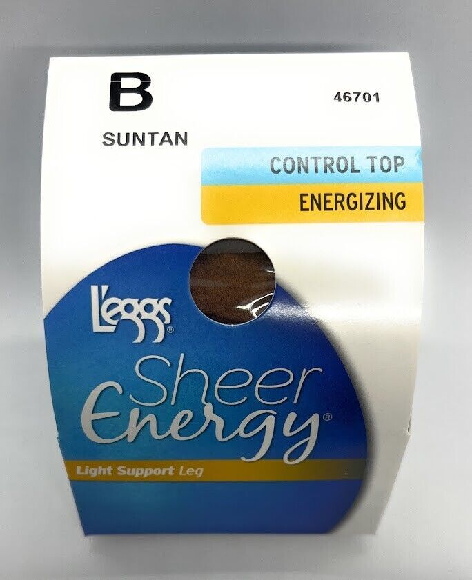 L'eggs Sheer Energy Control Top Leg Pantyhose, Choose Your Type