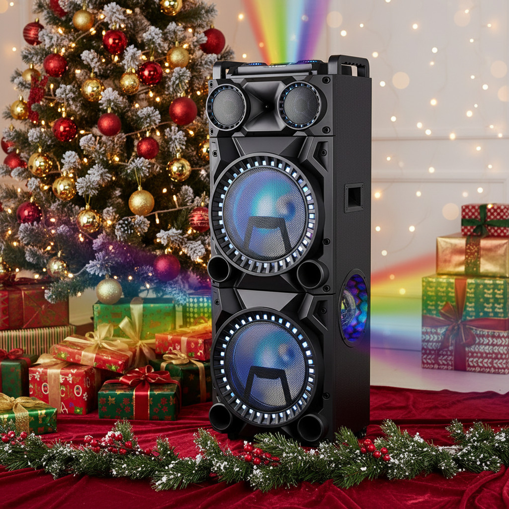 18500W Portable Bluetooth Speaker Sub woofer Heavy Bass Sound Party System w/Mic