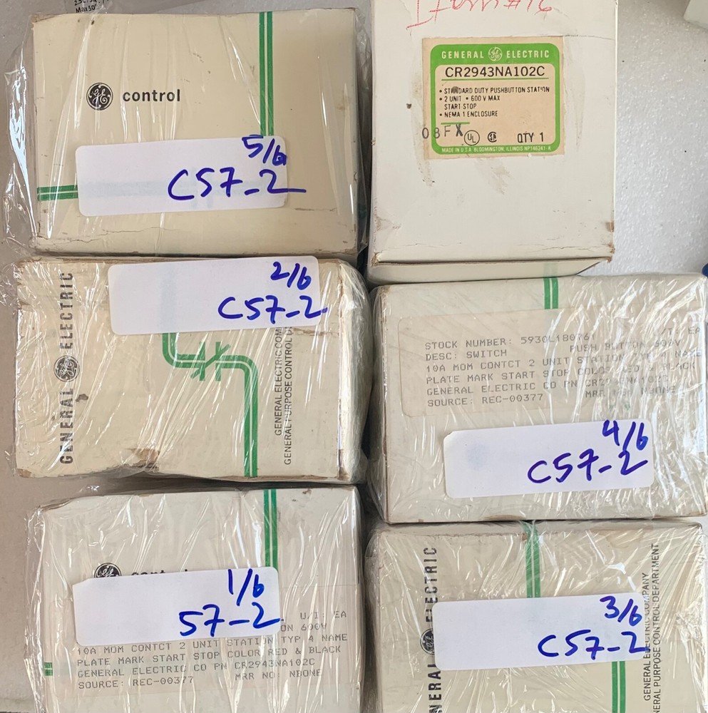 GE CR2943NA102C Push button START/STOP