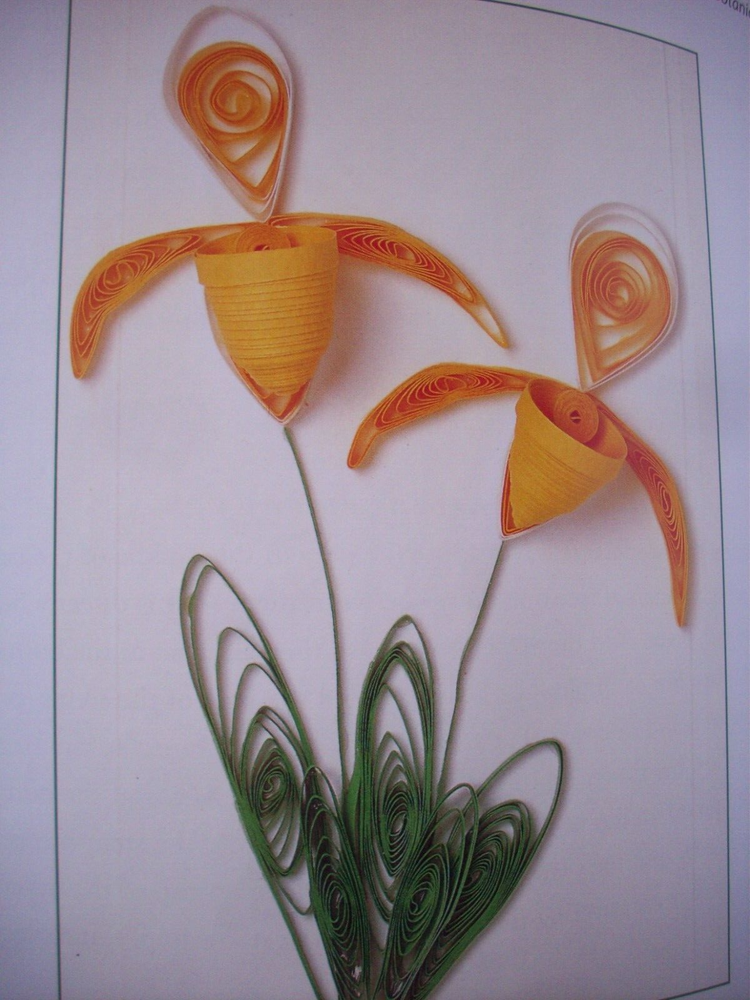 Popular Quilling patterns & instruction Christmas Crane flowers