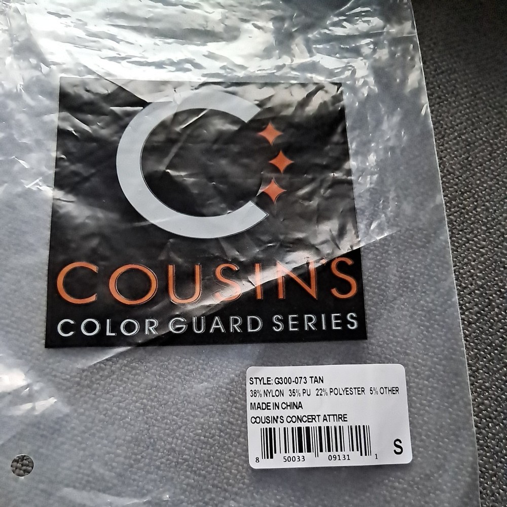 Cousins Color Guard Gloves, Small, Tan - Durable Comfortable Grip