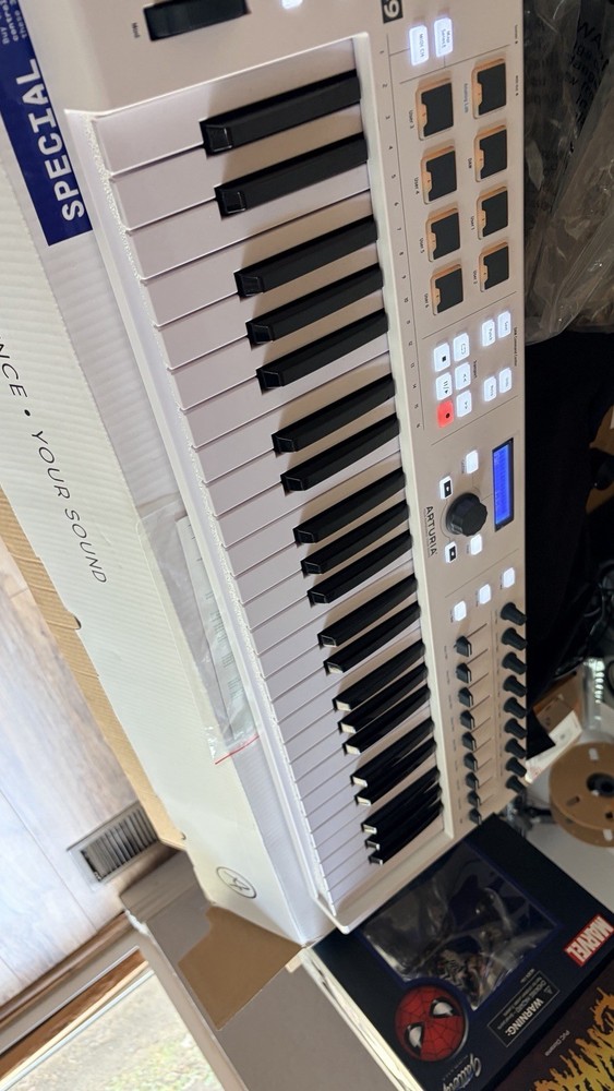 Arturia KeyLab 49 Essential 49 Key MIDI Controller Keyboard White