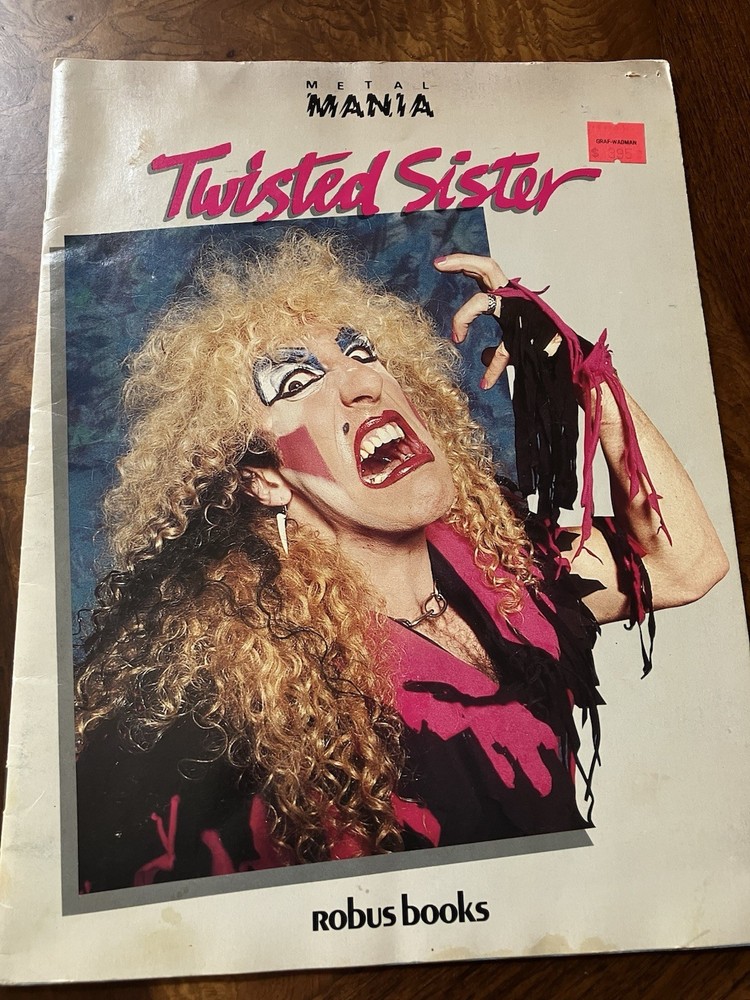 Twisted Sister Metal Mania Magazine / Book. Nice Condition.