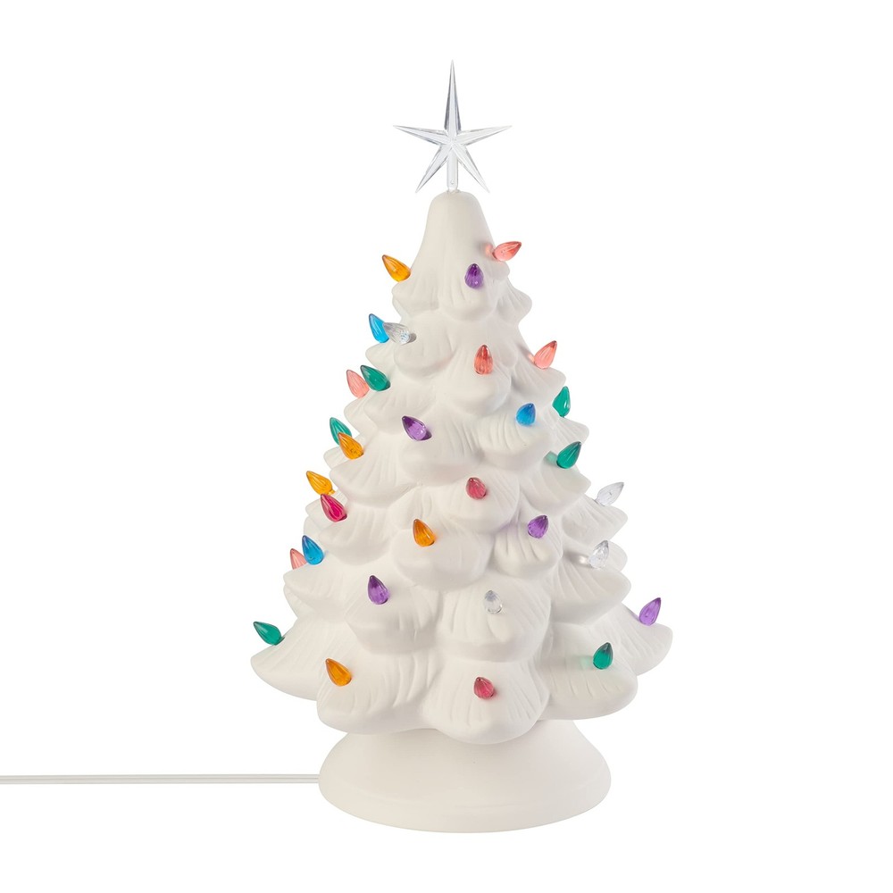 Creative Hobbies Ceramic Christmas Tree Replacement Medium, Multicolor