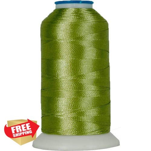 Threadart Polyester Embroidery Thread 1000M Spool Avocado 222
