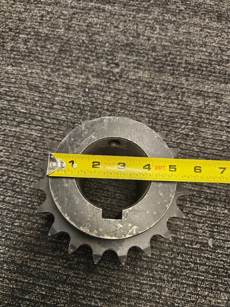 Martin D80C20H Double Roller Sprocket Replacement Black Keyed Bore Durable