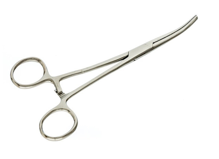 6" Curved Hemostat Forceps Locking Clamps Stainless Steel Surgical Instrument