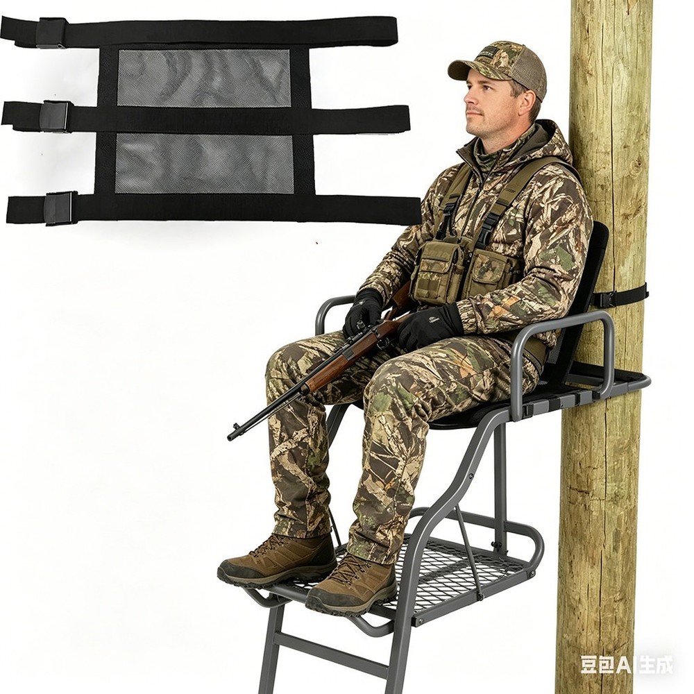 Universal Fitting Tree Stand Seat Replacement Adjustable for Ladder -%//#%##