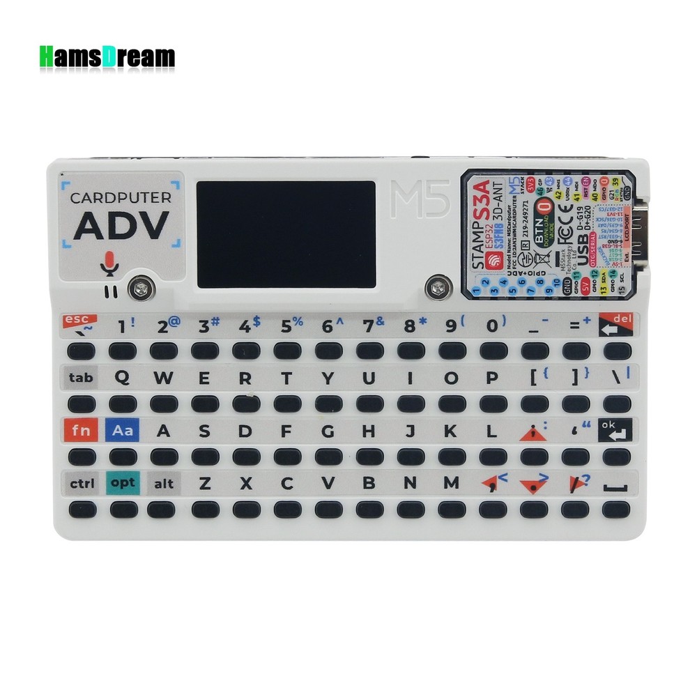 56-Key Programmable Card-sized Computer Development Board ES8311 Audio Decoding