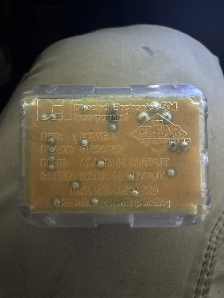 Directed 504 Stinger DoubleGuard Shock Sensor