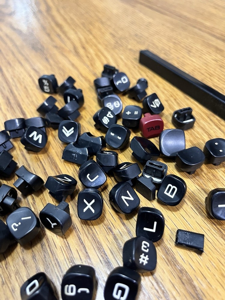 Complete Key Top Set for Olivetti Studio 45 Typewriter