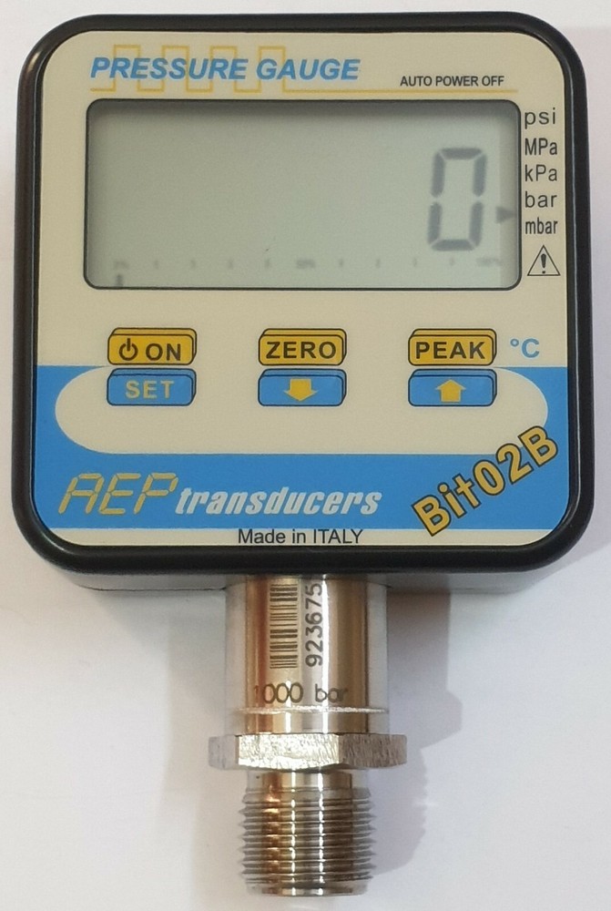 AEP DIGITAL PRESSURE INDICATOR (GAUGE) Bit02B 0-1000 bar