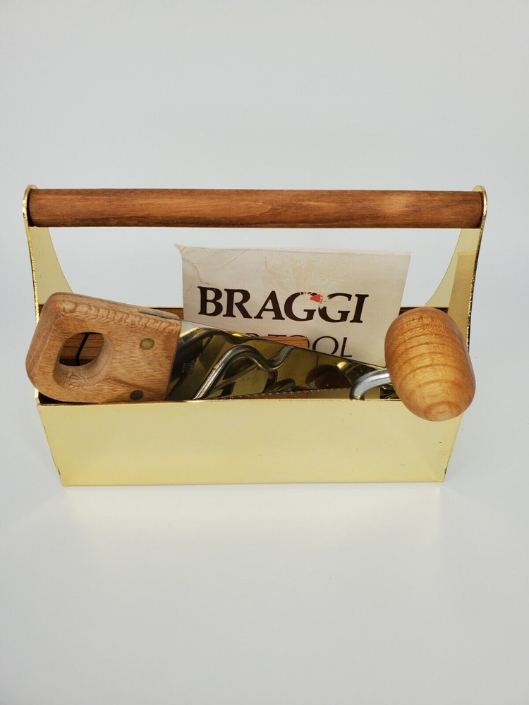 Carpenter Tools Bar Set With Caddy by Braggi, 4 Pc