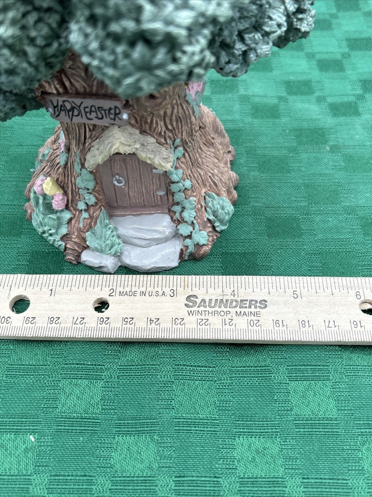 Lighted Tree House "Happy Easter" Collectible Night Light