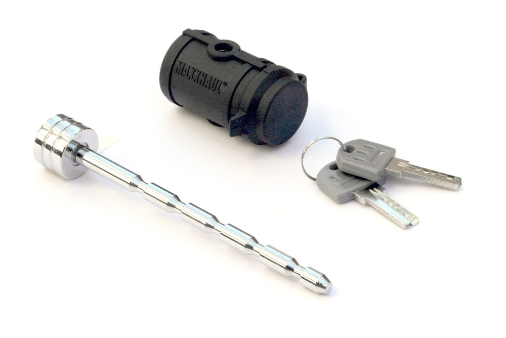 MaxxHaul Trailer Tongue Coupler Lock - Adjustable Pin, 1/4"...