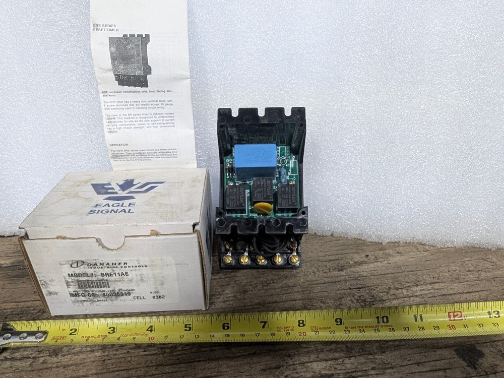 Danaher model BRE11A6 electronic reset timer Dial timer