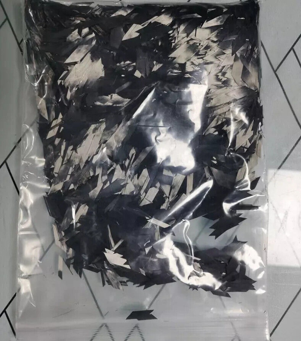 Diamond Big Shaped Flake Carbon Fiber Chopped Forged Cut Short Fibre Filament