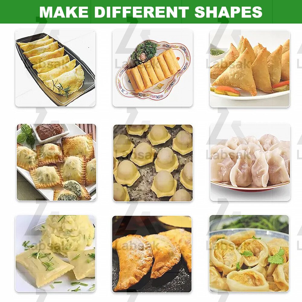 Automatic Dumpling Machine Commercial Dumpling Wrapper Samosa Egg Roll Maker