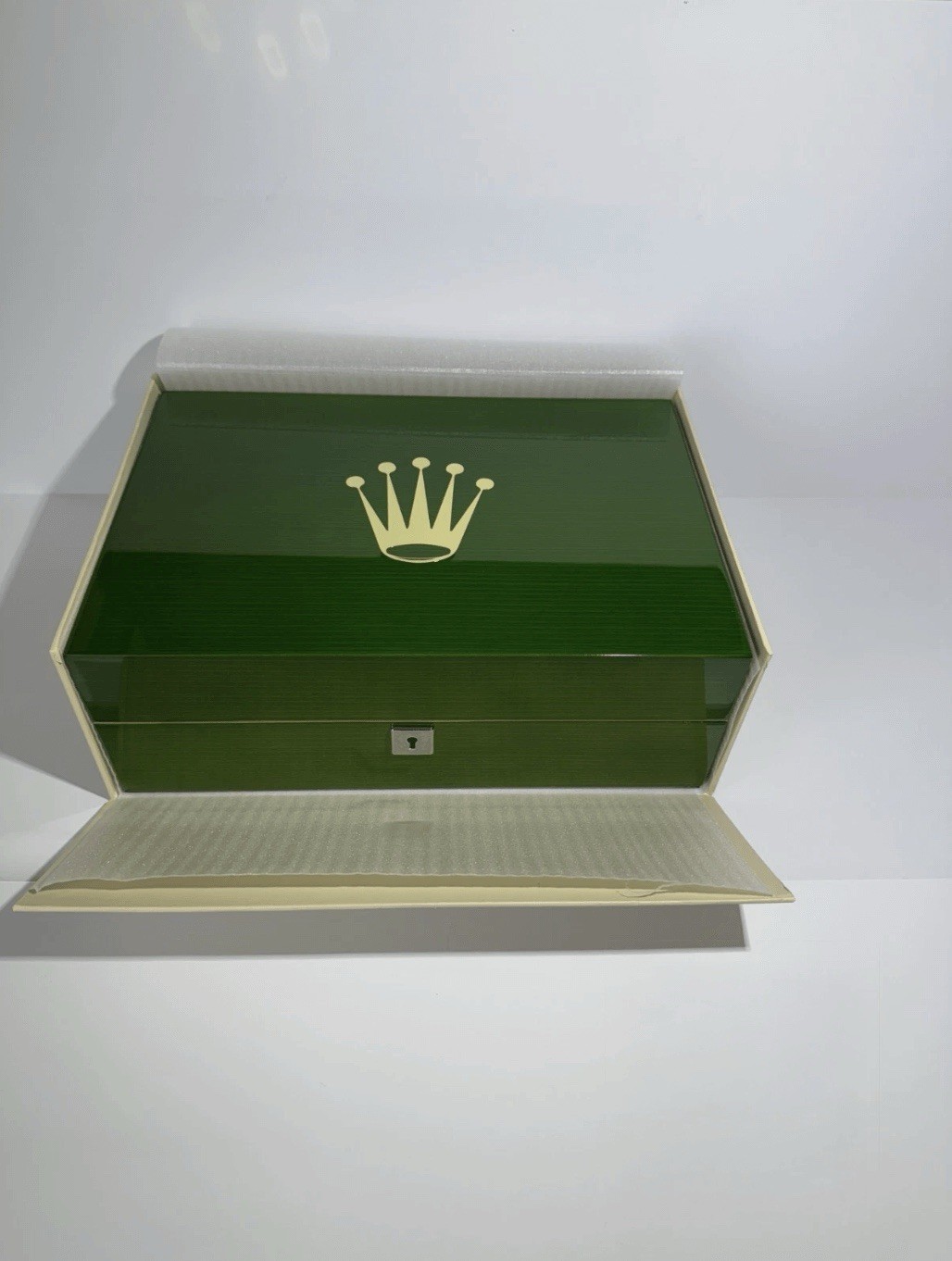 10 Slot Green Wooden Luxury Watch Storage Box