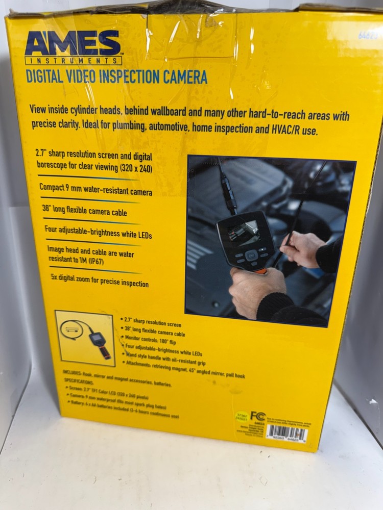 Ames Digital Video Inspection Camera 2.7" Sharp Resolution (no attachments)