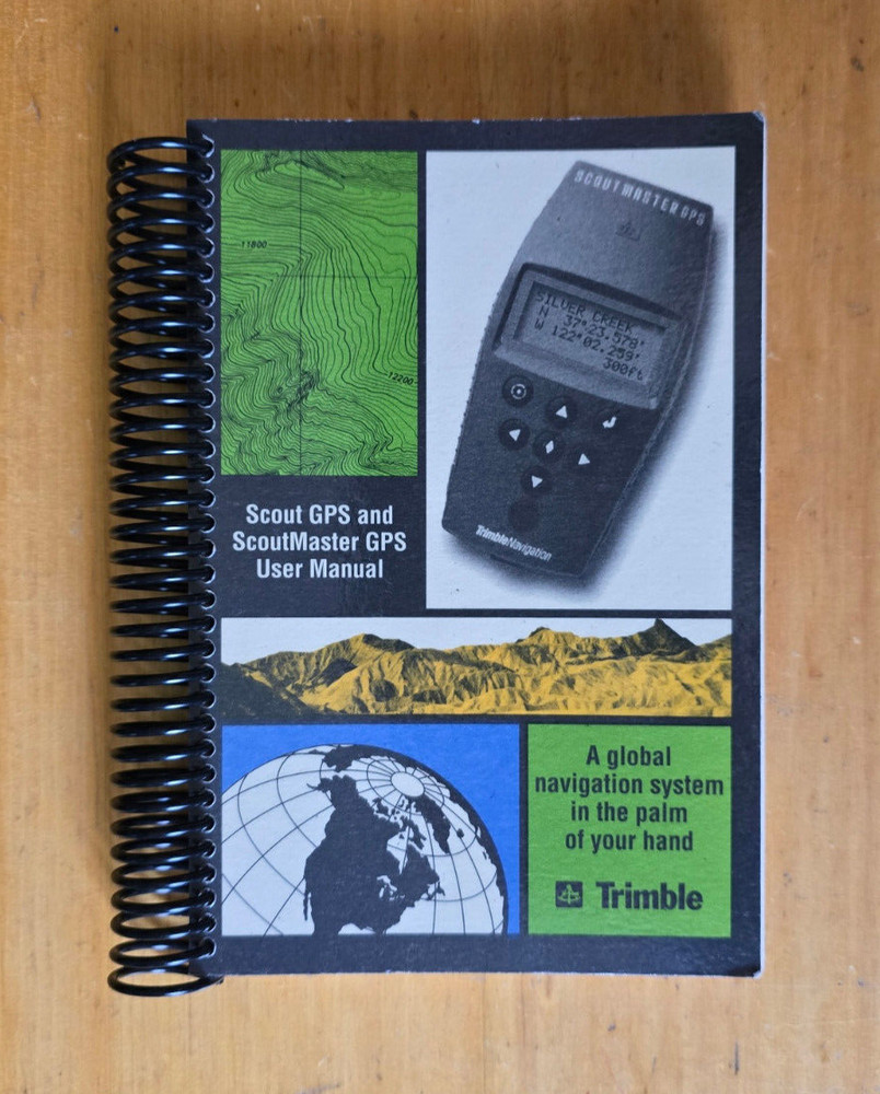 TRIMBLE SCOUTMASTER GPS Global Navigation System P/N 17737-05