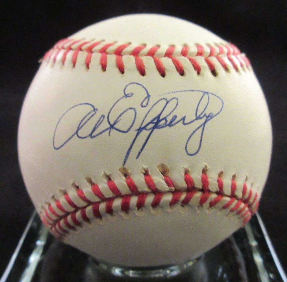 Al Epperly Signed NL Baseball - Beckett BAS