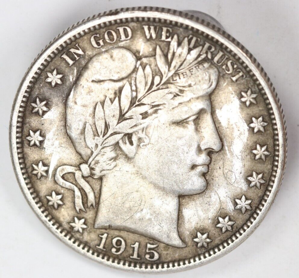 1915-D Barber Half Dollar 50c Nice Date