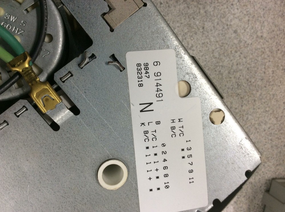 WHIRLPOOL WASHER TIMER part# 6 914491