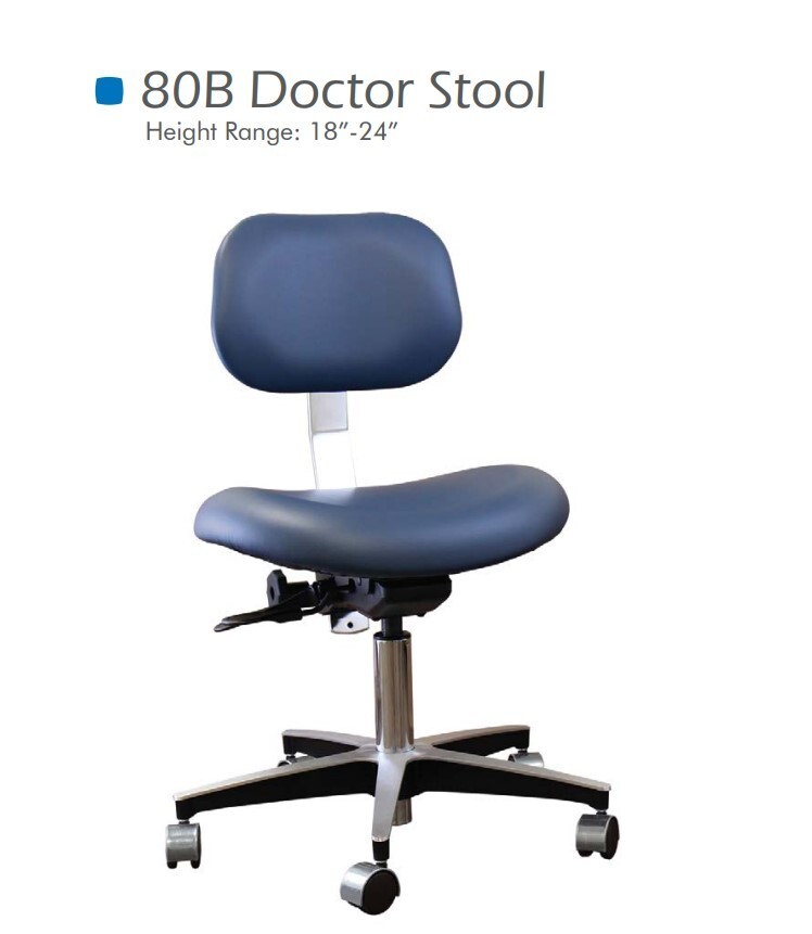 BELMONT 80-B Doctor's Stool [Height Range: 18”-24”]