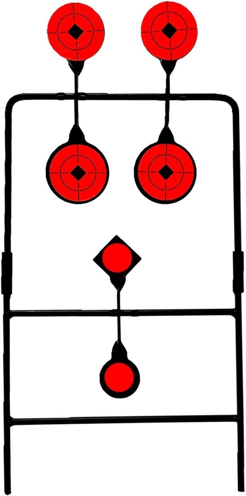 Metal Target, Backyard BB Target, Automatic Reset, Round, Iron, Portable Design,