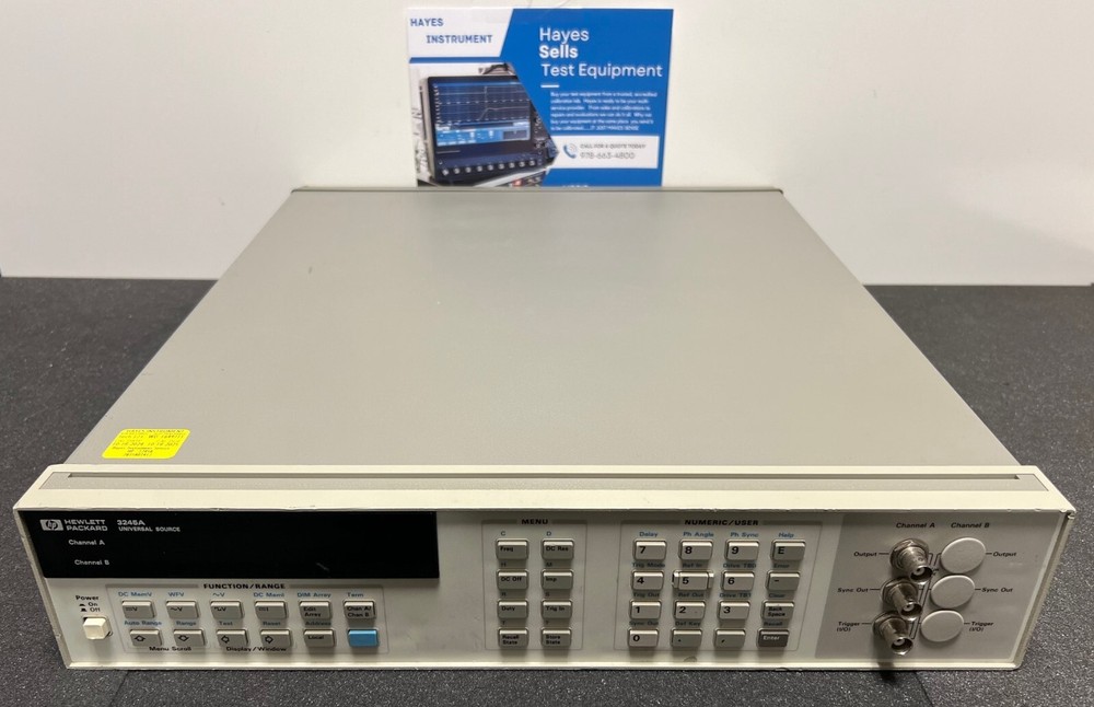 HP / Agilent  3245A Universal Source Function Generator, Calibrated til 10/2025!