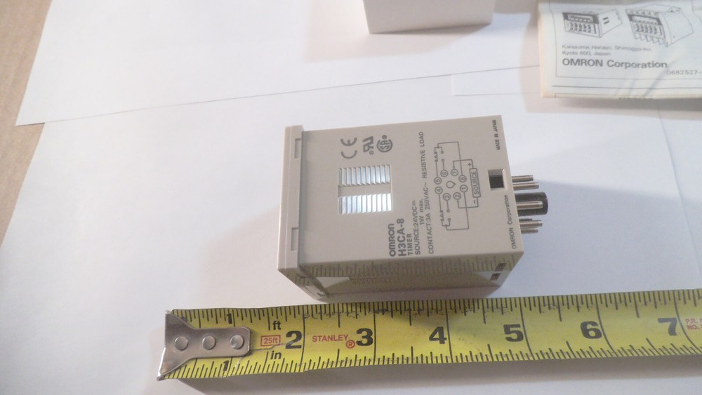 Omron H3CA-8 solid state timer 24vdc