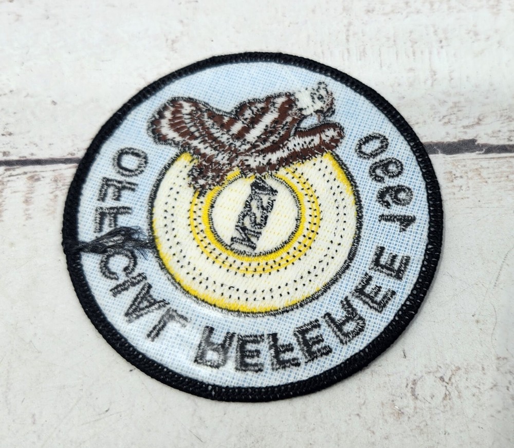 NSSA Official Referee Skeet Shooting 1990 Patch and Sticker