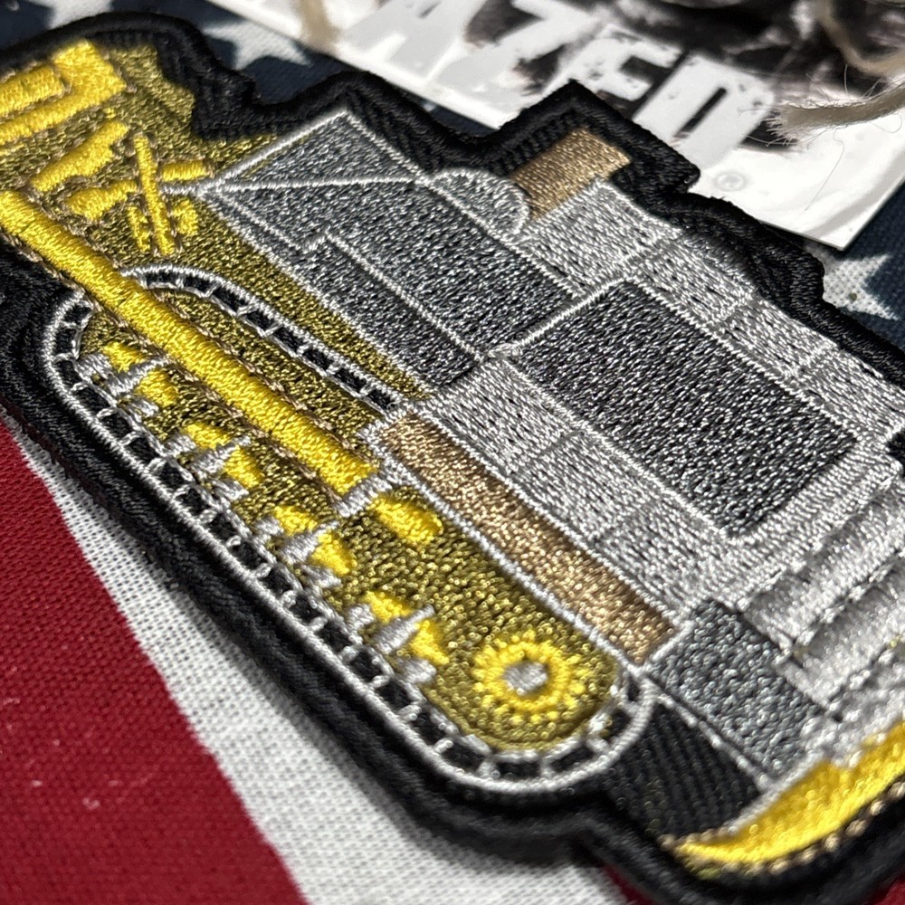 Killdozer Tread On Them Tactical Hook And Loop Patch Embroidered ~4x2” LG