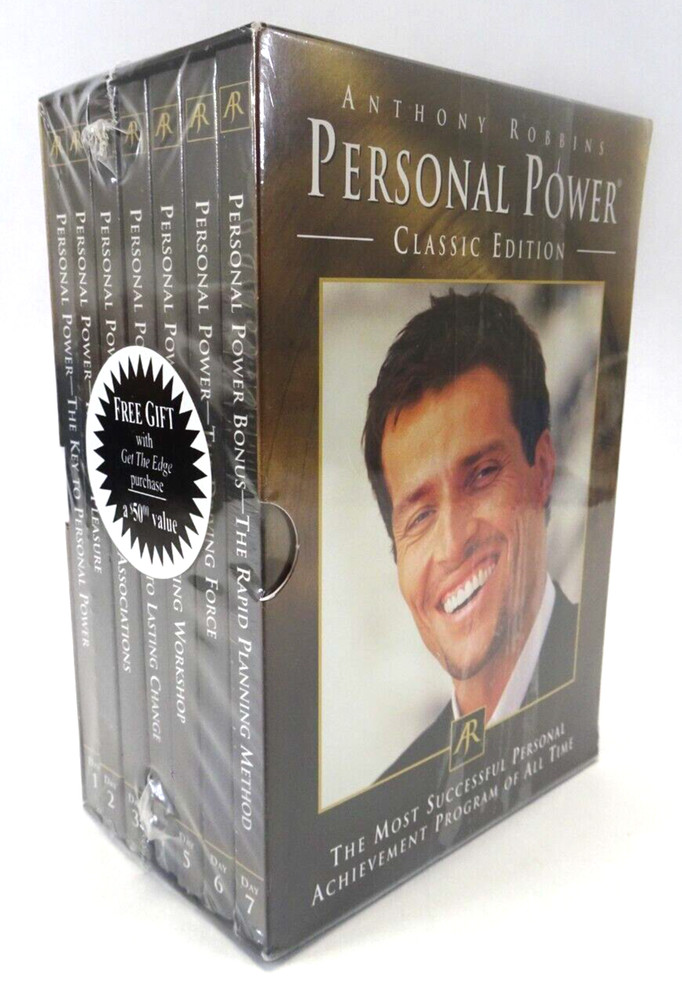 Anthony Robbins Personal Power Classic Edition DVD Achievement Program SEALED