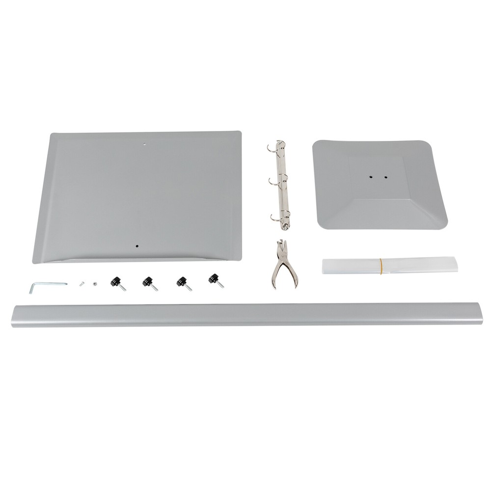 Standing Page Flip Menu Display Rack Ring Binder Stand Floor Standing Menu Stand
