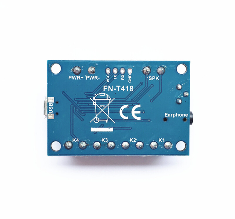 [ Flyron FN-T418 ] USB Recording Module (Multi Sound Files per Button)