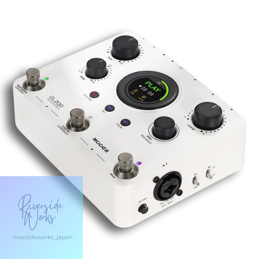 Mooer GL200 Stereo Looper Drum Machine Pedal Effect