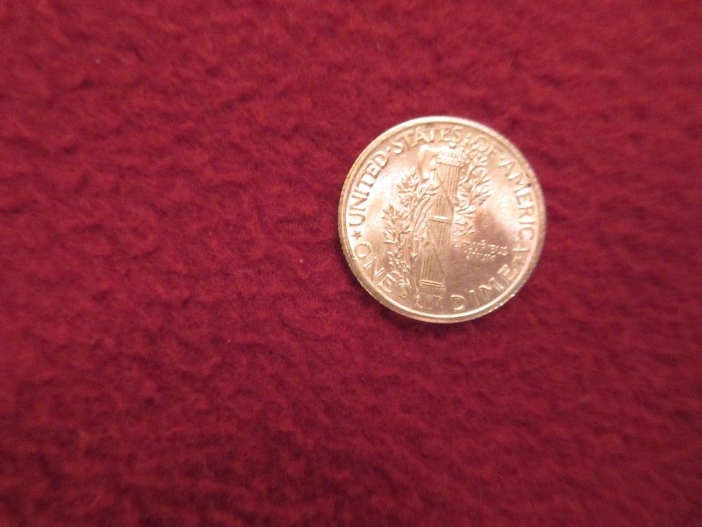 1938-d Mercury Dime, Lustrous Solid Gem BU++FULL BANDS