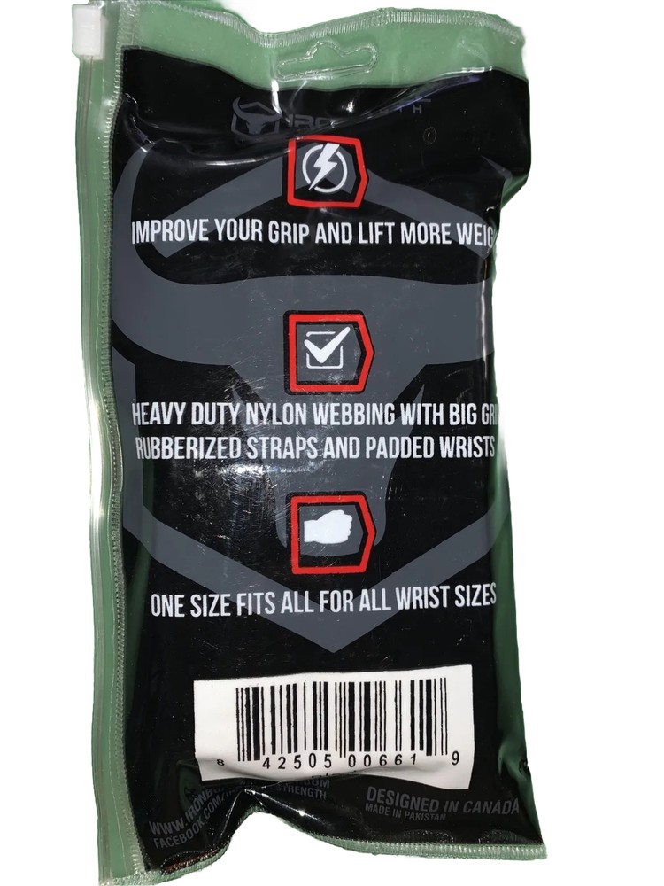 Iron Bull Strength Wrist Wraps & Lifting Straps