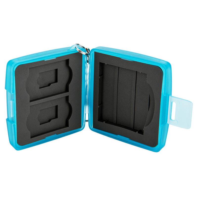 JJC Small Compact Memory Card Case For 1 CF + 2 SD SDHC SDXC + 2 TF MSD Micro SD