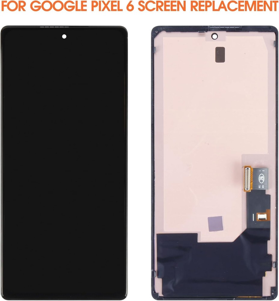 OLED For Google Pixel 6 LCD Digitizer Screen Touch Replacement GB7N6 With Frame