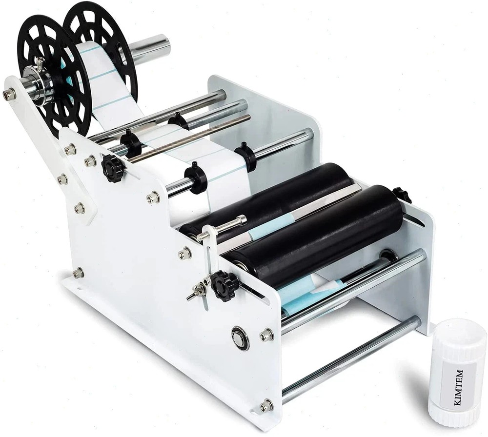 MT30 Manual Labeling Machine Ideal for Round Bottles Precise Label Application