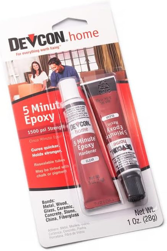 Devcon S205 5-Minute Epoxy Glue, 1 Oz.